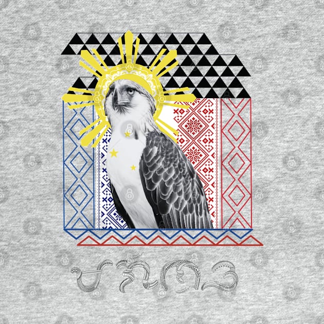 Philippine Eagle / Baybayin word Maginoo (Gentleman) by Pirma Pinas